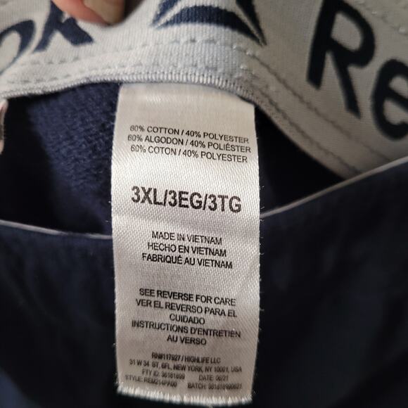 Reebok Women's 3XL Sweatpants - White Stripe Detail - Picture 3 of 16